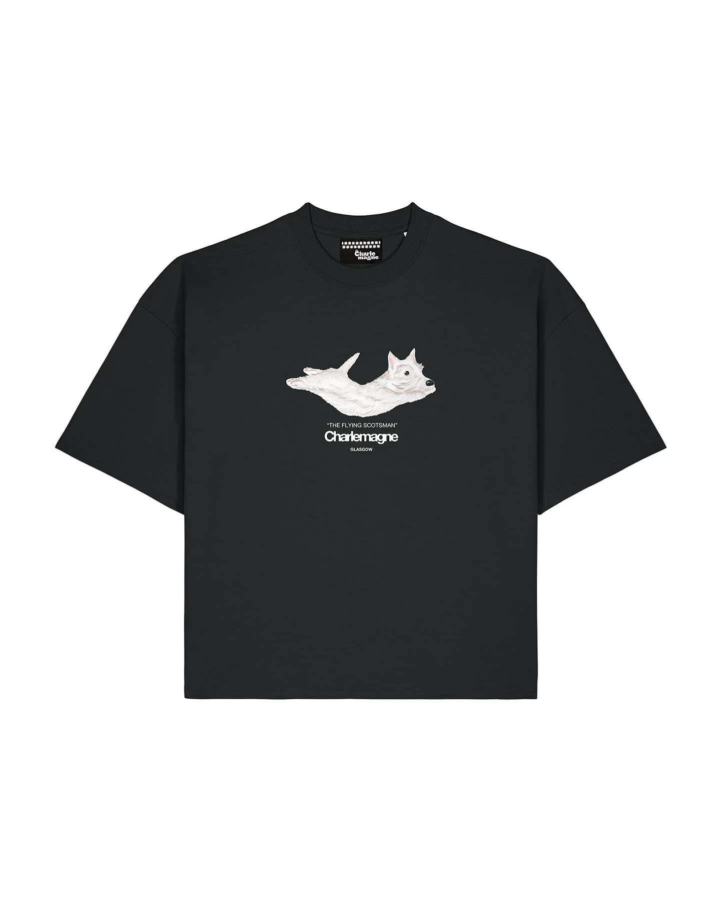 Flying Scotsman Tee (Boxy Black)