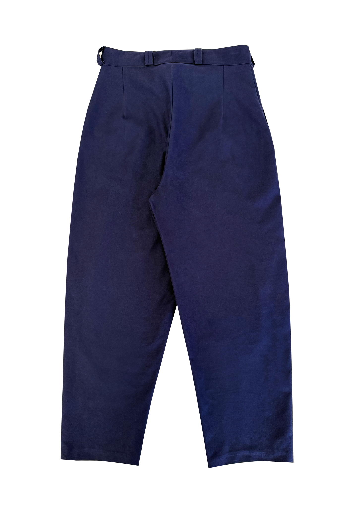 Simple Slacks in Light Navy