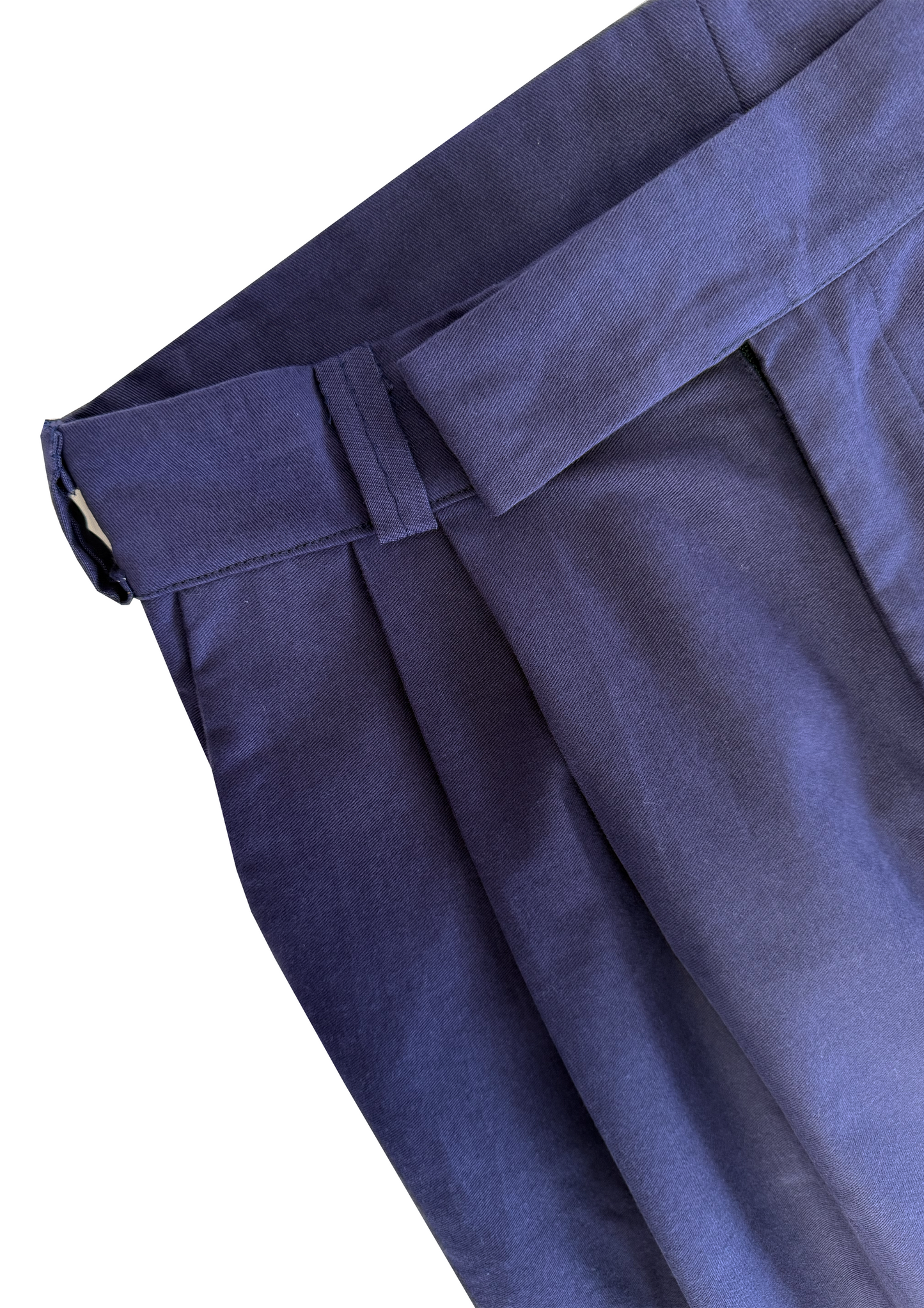 Simple Slacks in Light Navy
