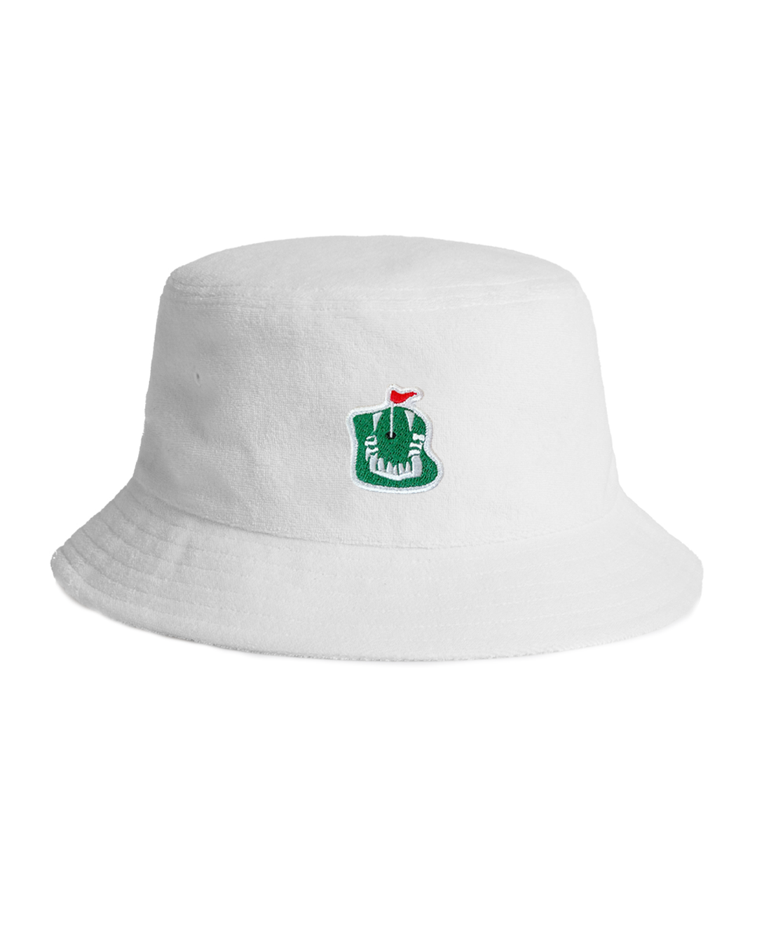 Chips Bucket Hat in White
