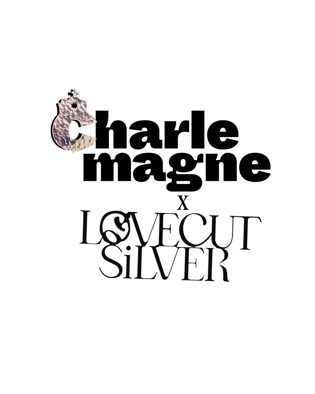 Charlemagne X Lovecut Silver Broach