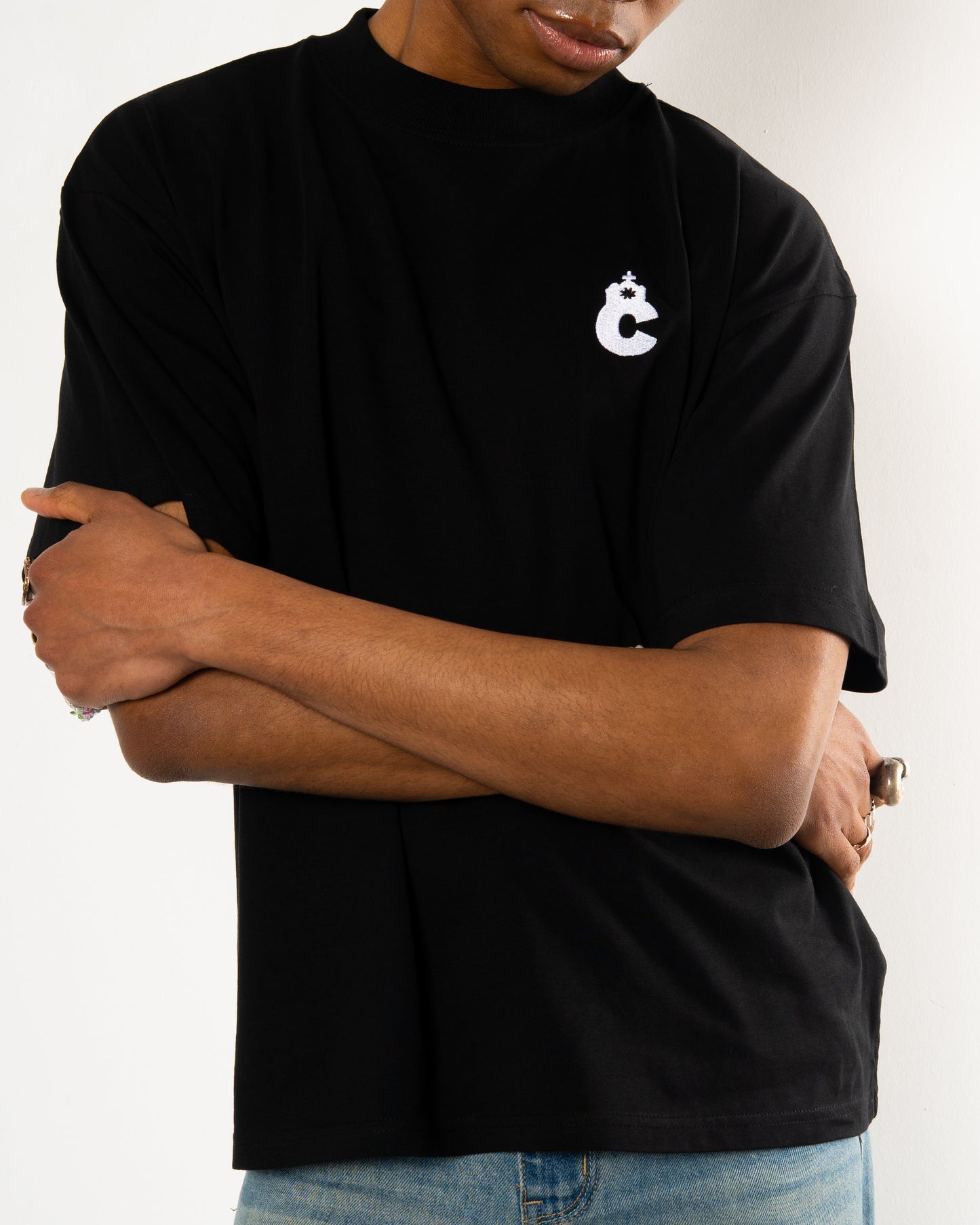 The Tee with the 'C' in Black