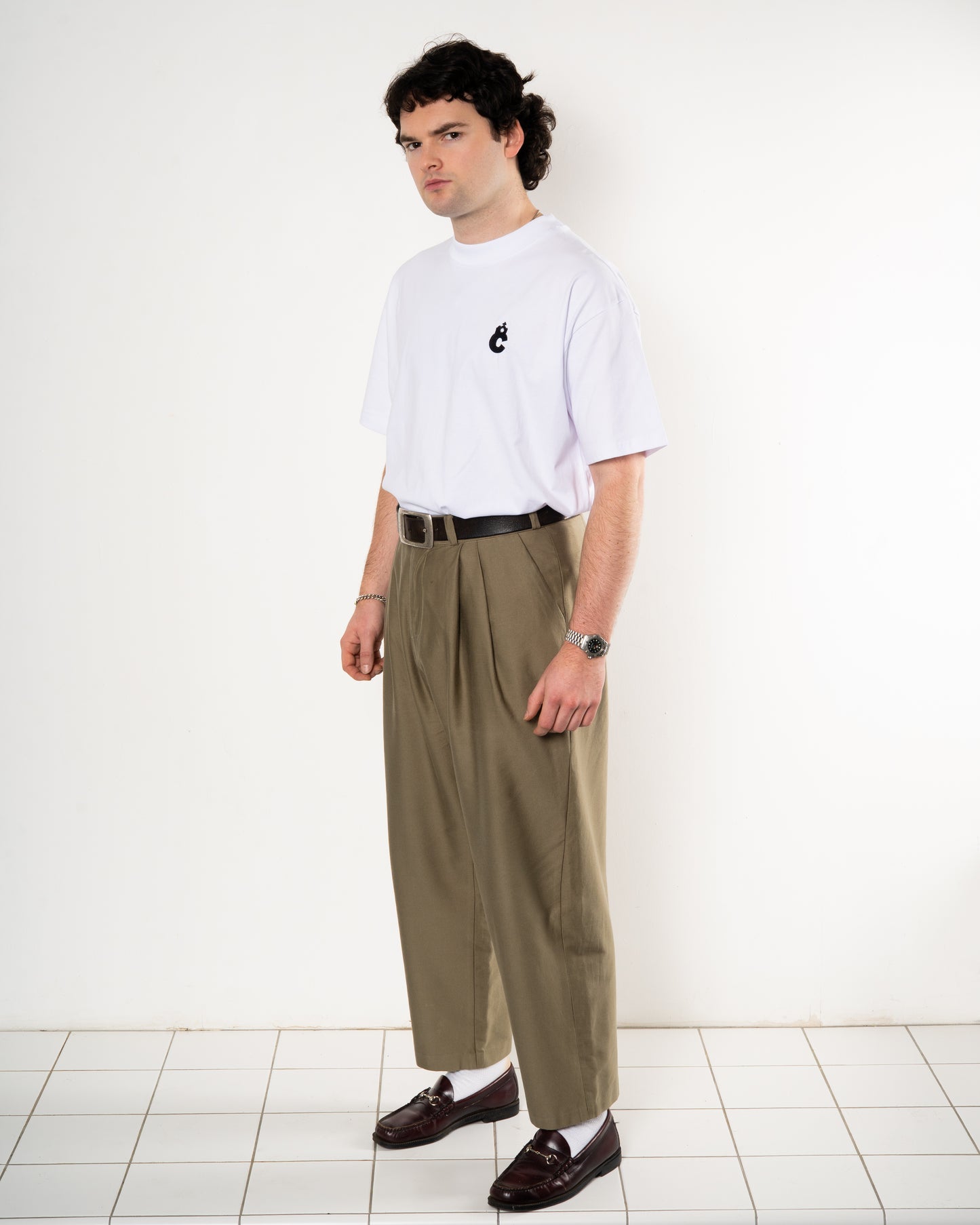 Super Slacks in Khaki