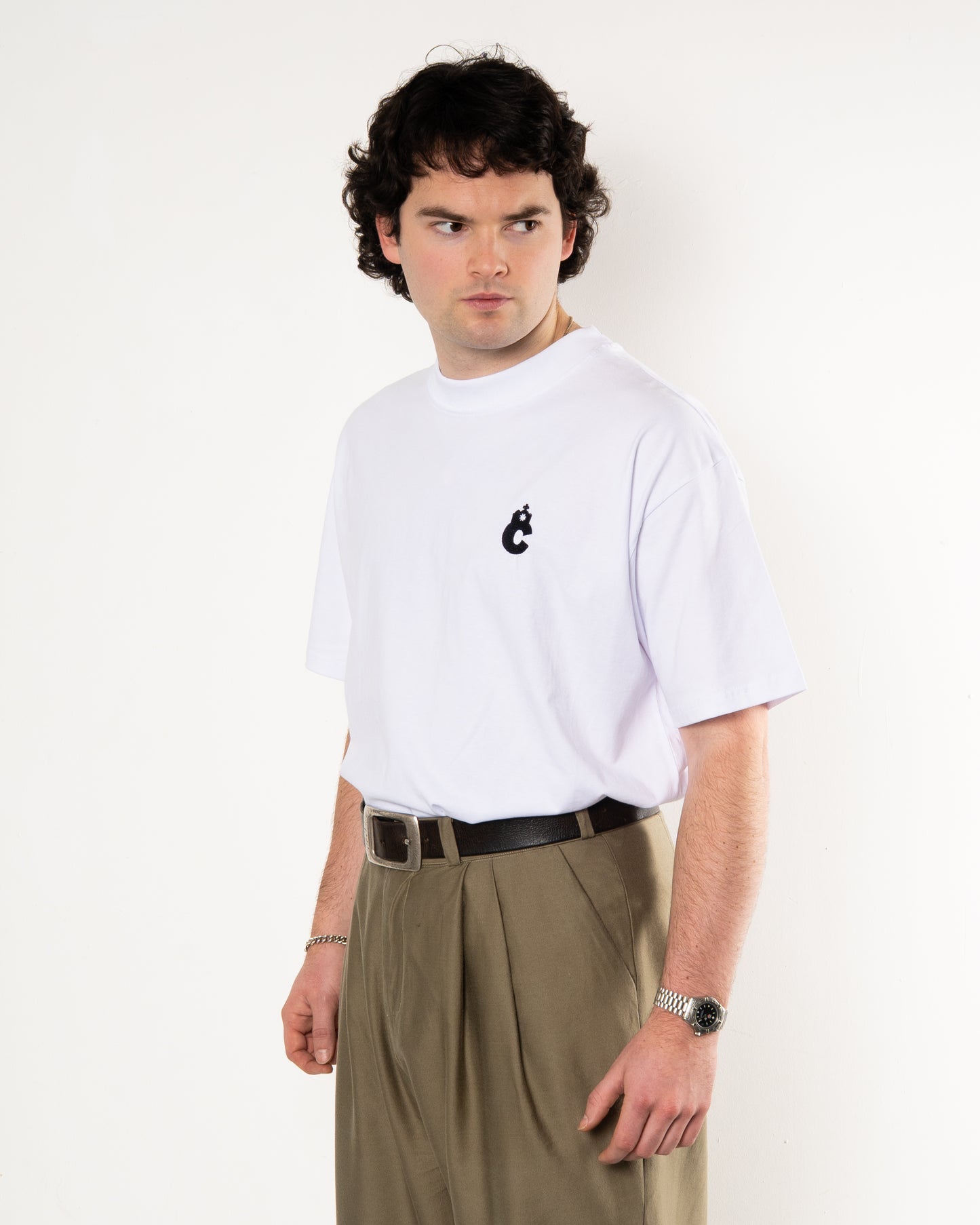 The Tee with the 'C' in White