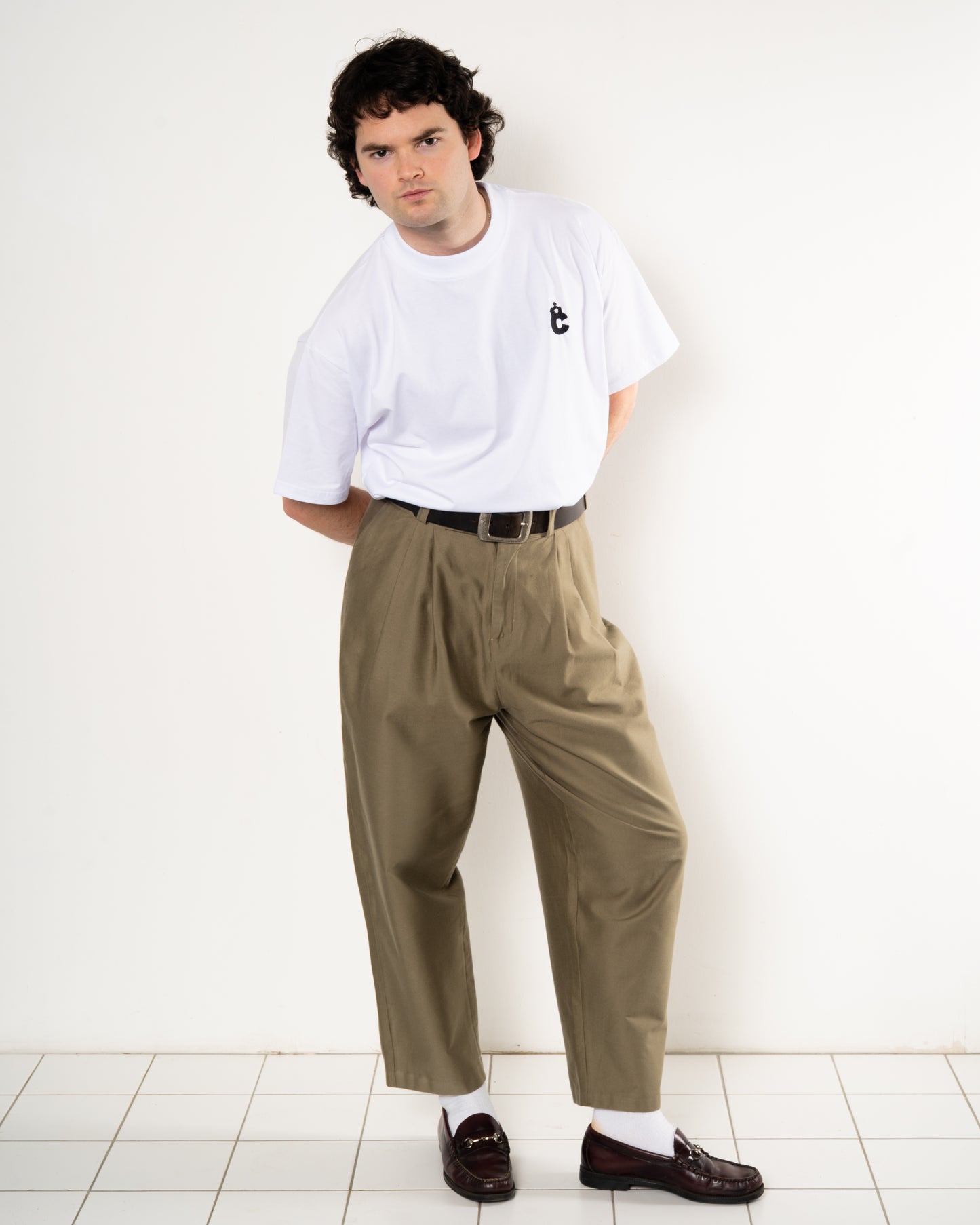 Super Slacks in Khaki