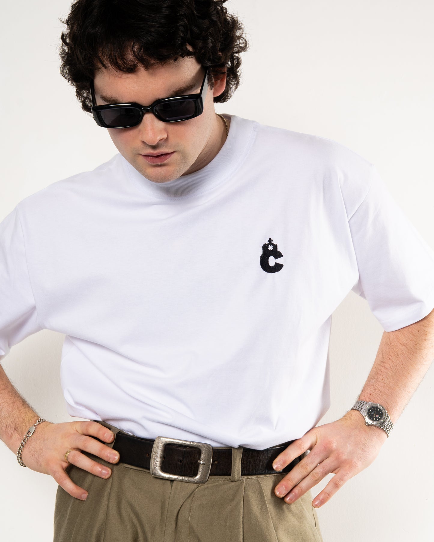 The Tee with the 'C' in White