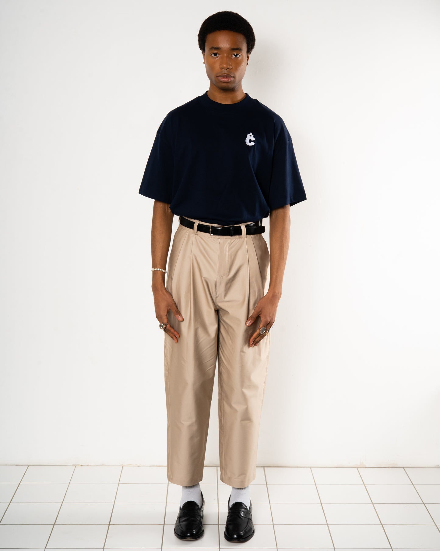 Super Slacks in Cream