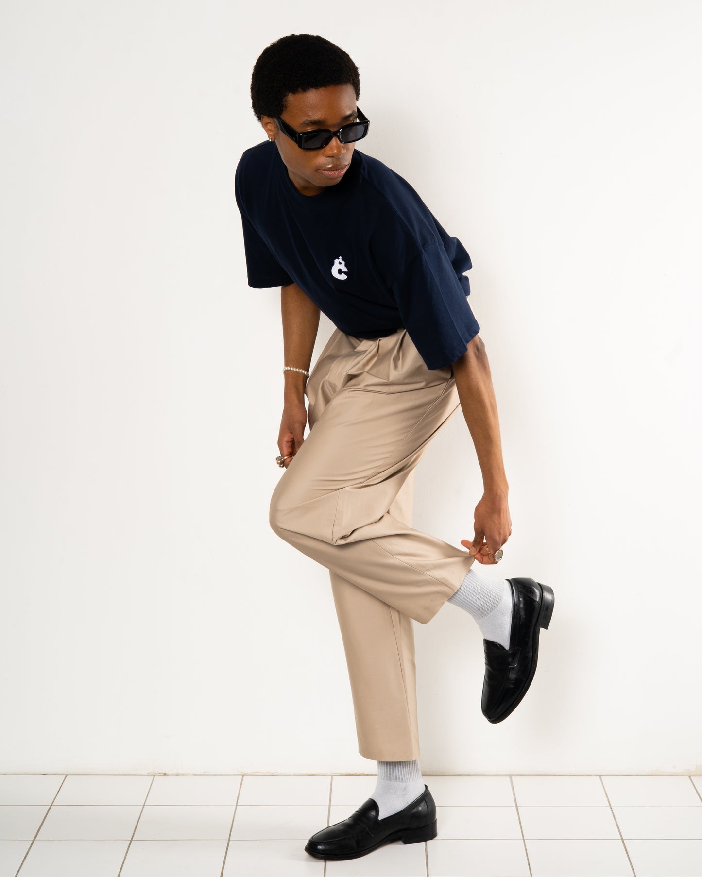 Super Slacks in Cream