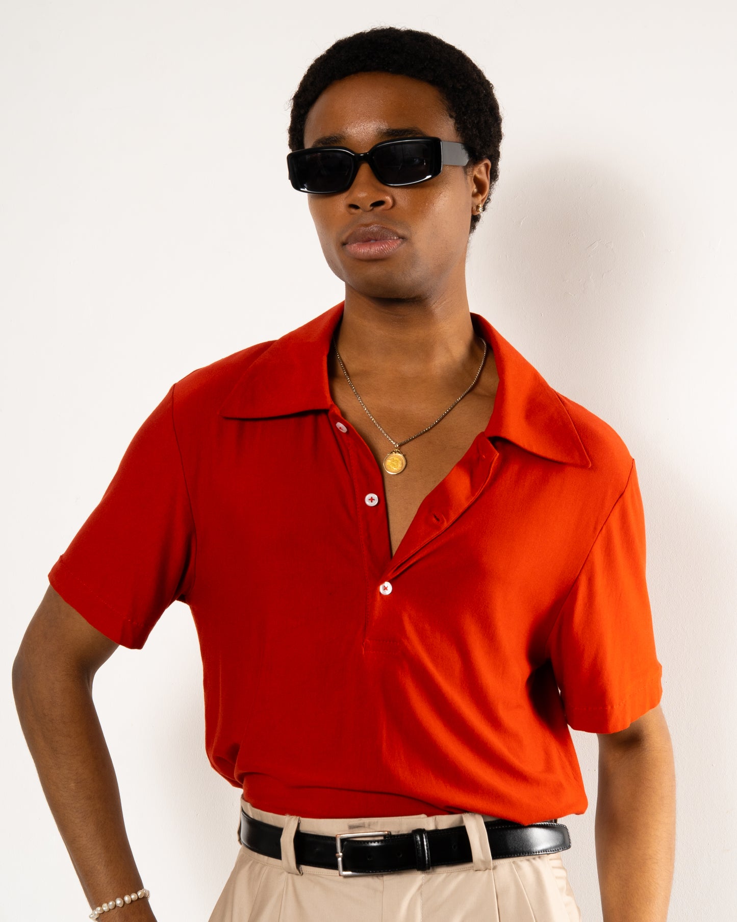 Chips House Polo in Rust