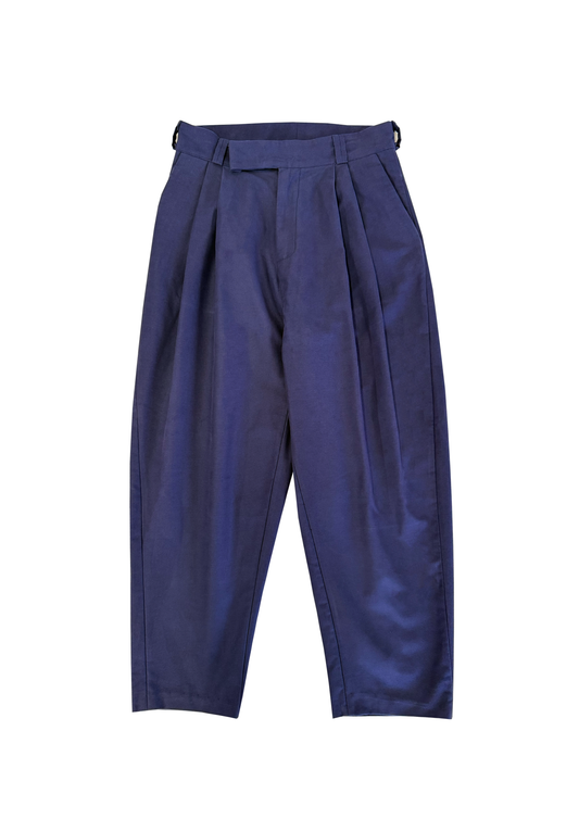 Simple Slacks in Light Navy