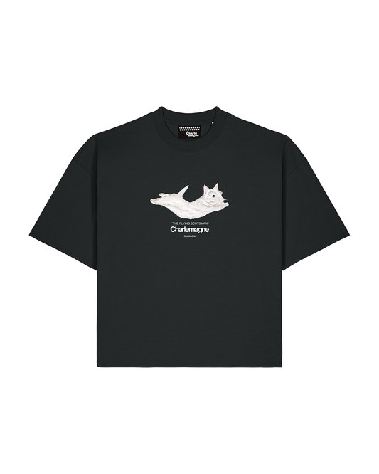 Flying Scotsman Tee (Boxy Black)