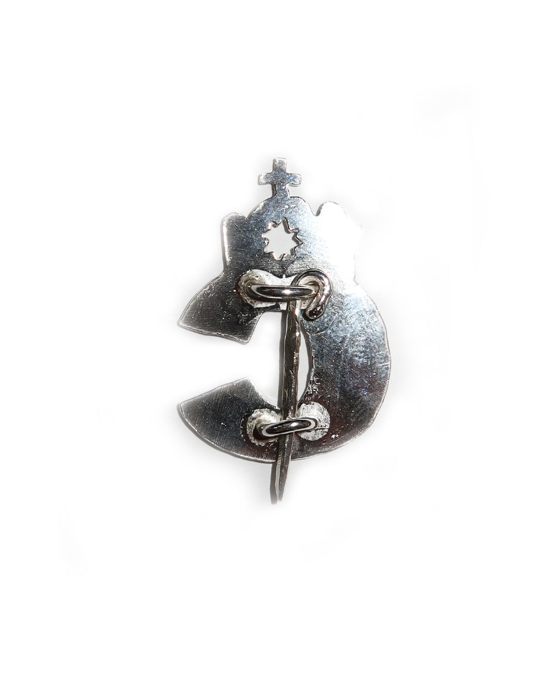 Charlemagne X Lovecut Silver Broach