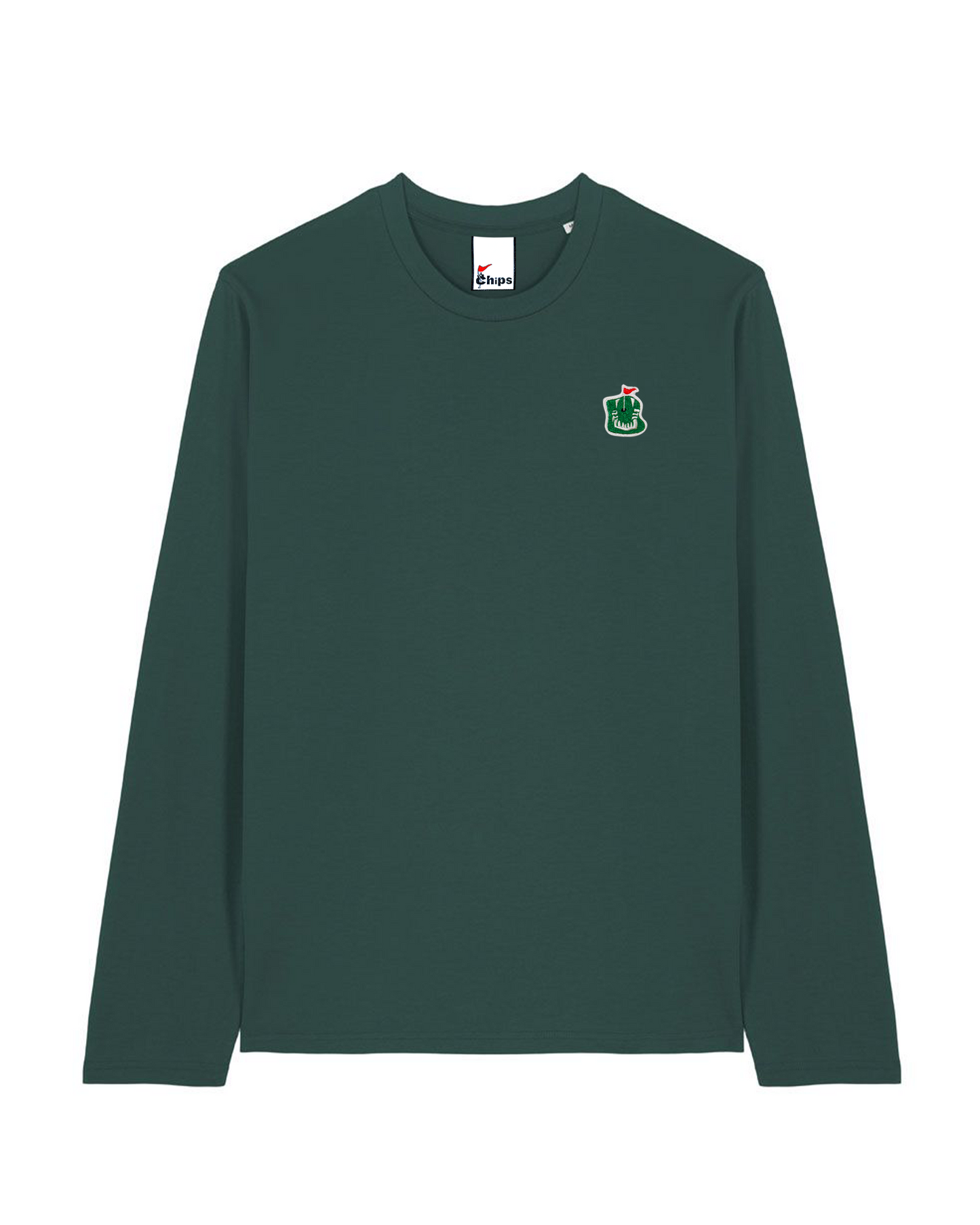 Embroidered Greenside Long Sleeve Tee