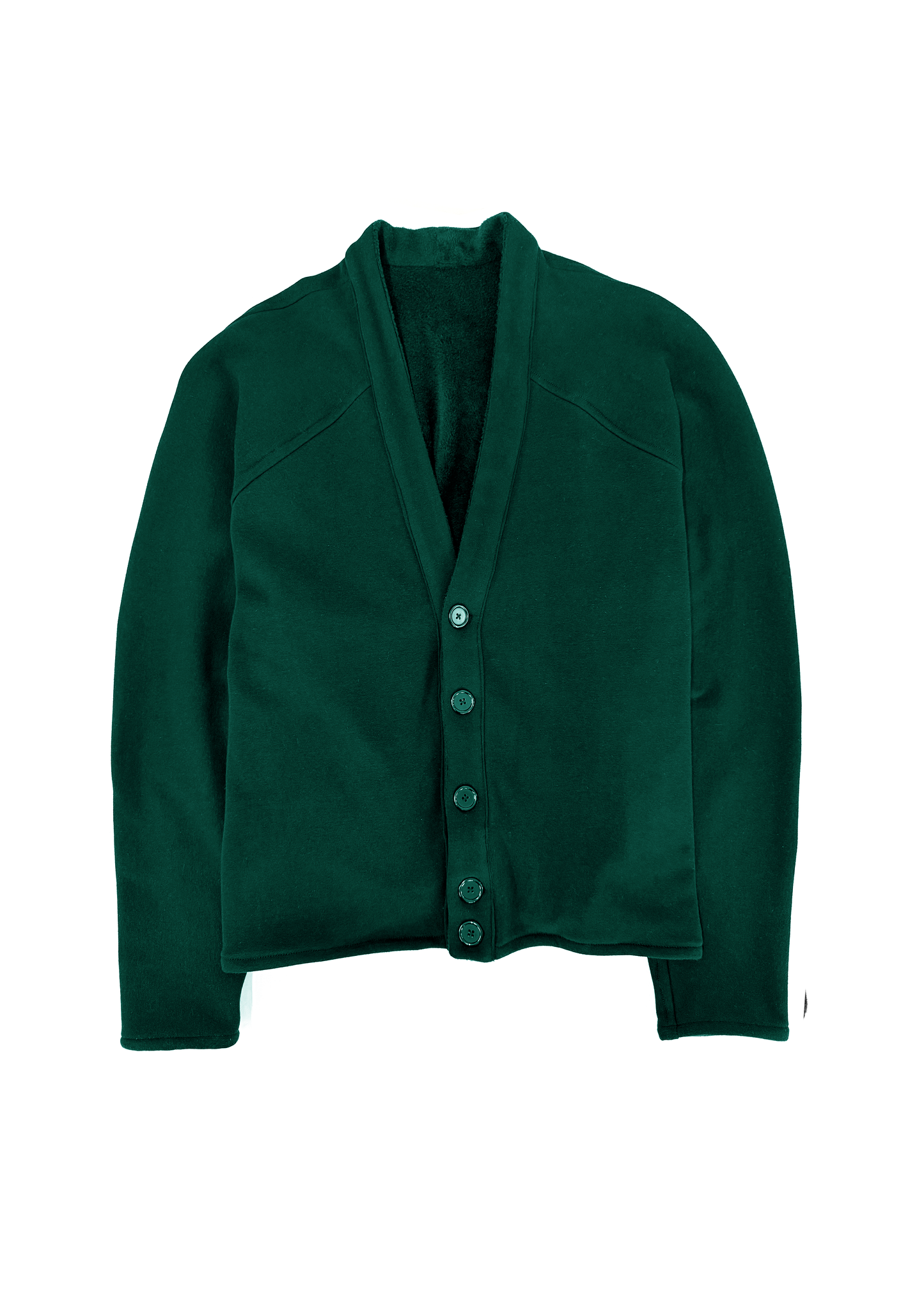 Chips Reversible Cardigan in Green