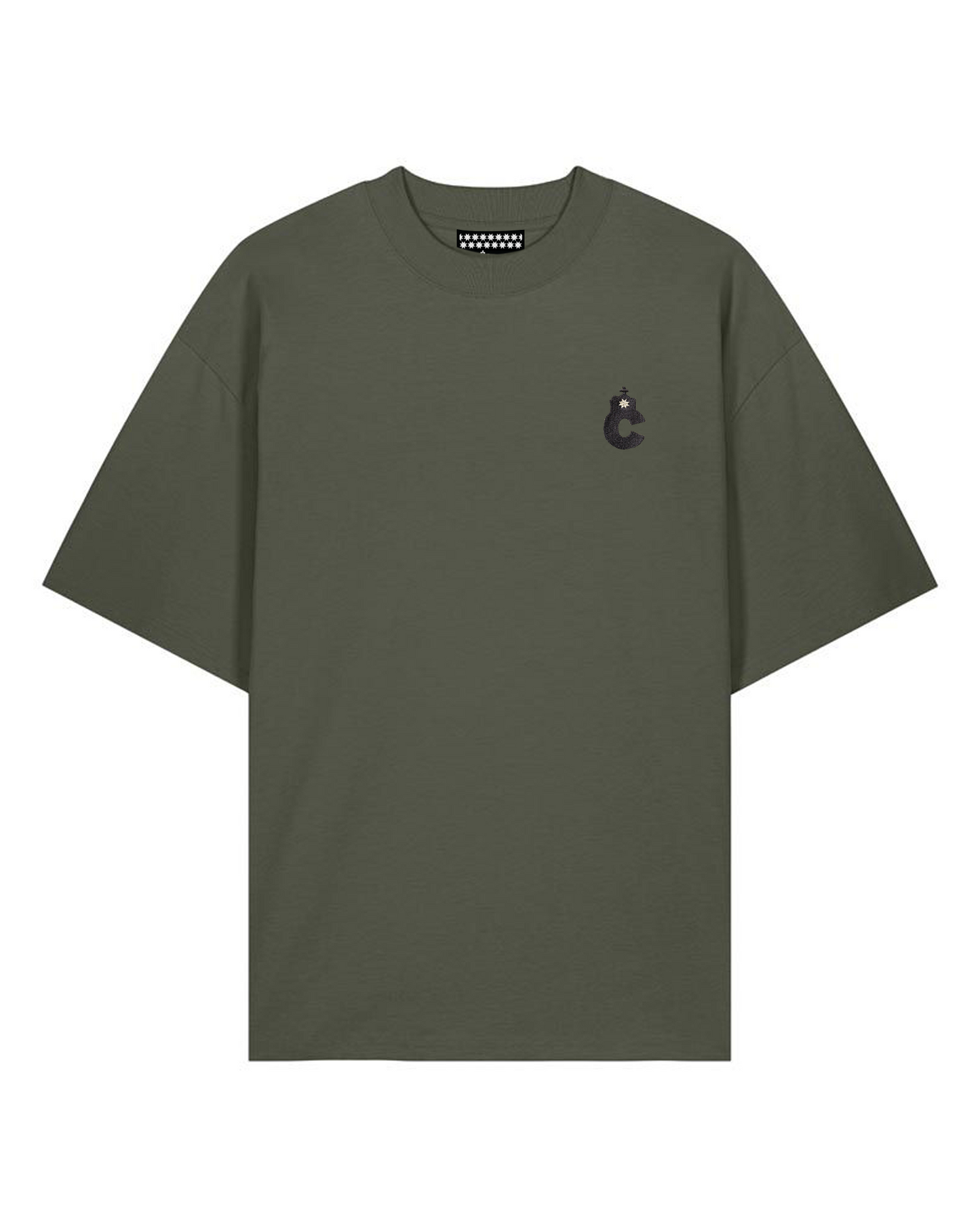 The Tee with the 'C' in Khaki