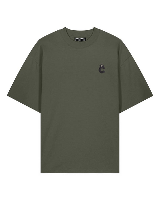 The Tee with the 'C' in Khaki