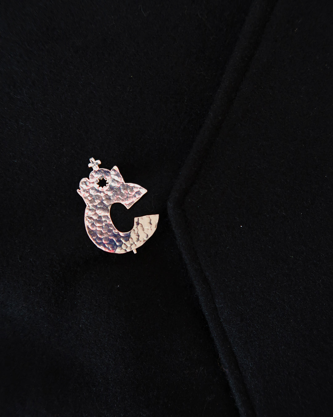 Charlemagne X Lovecut Silver Broach