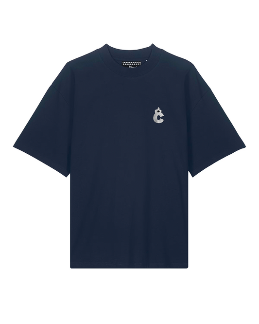 The Tee with the 'C' in Navy