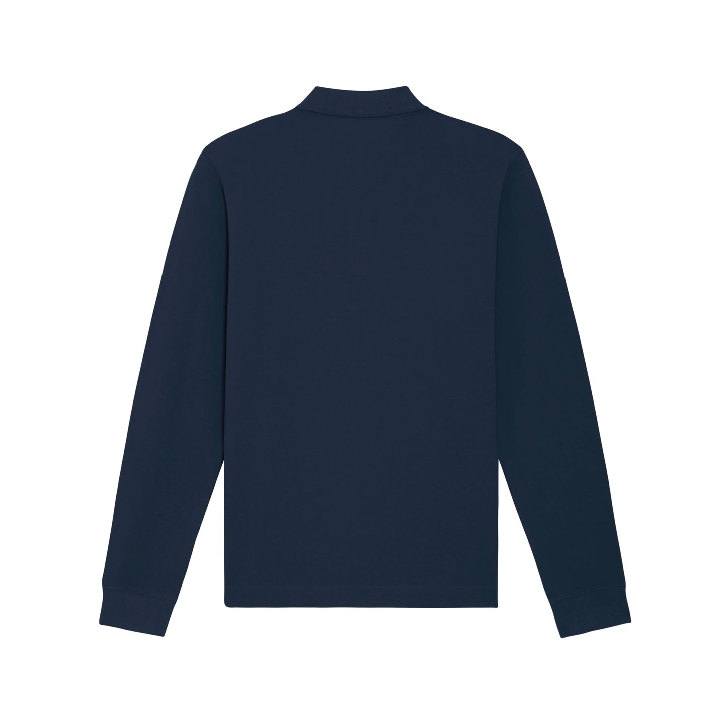 Chips Long-Sleeved Polo in Navy