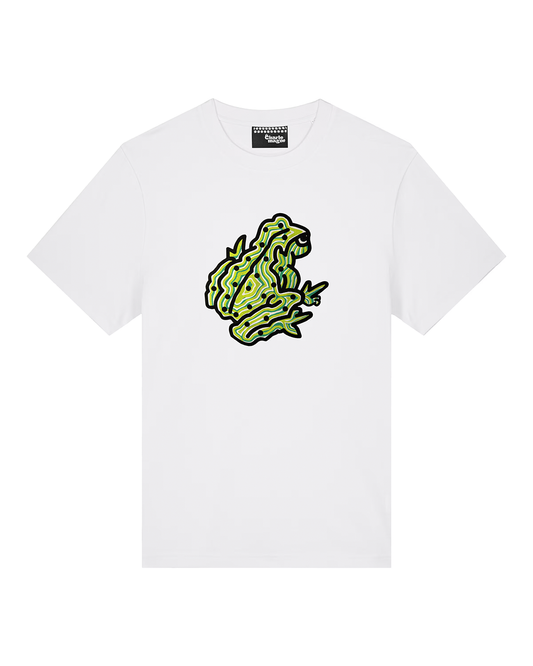 Peace Frog Tee in White