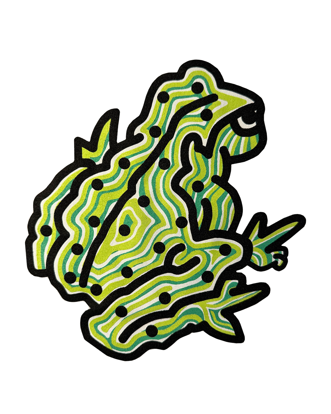 Peace Frog Tee in Black