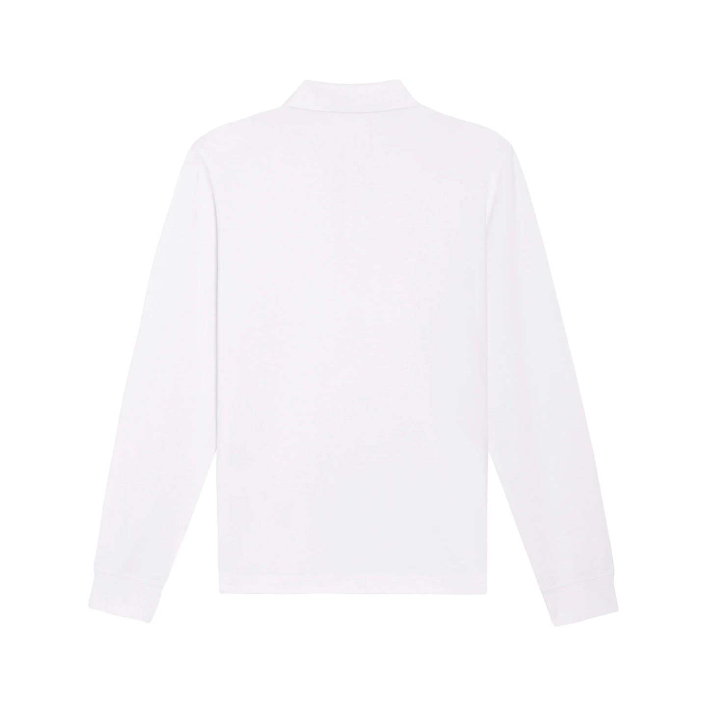 Chips Long-Sleeved Polo in White