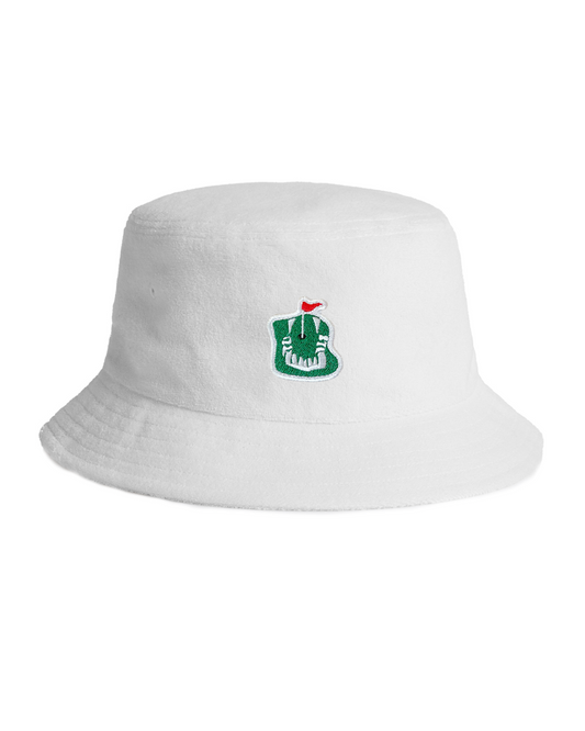 Chips Bucket Hat in White